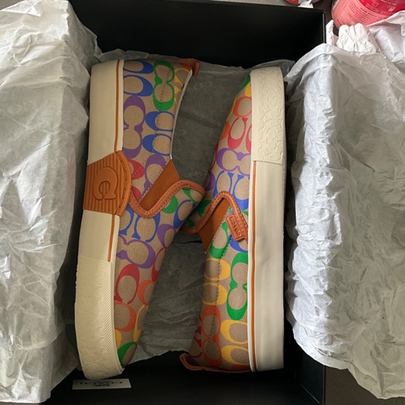 Coach Men's Pride Slip-On Skate Sneakers - Picture 5 of 7